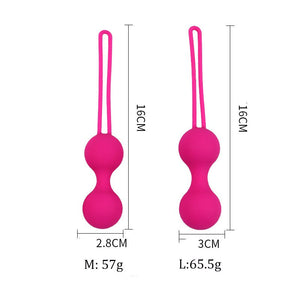 Smart Kegel Balls Vaginal Balls Muscle Tight Exercise Vibrator Vaginal Clit Massager Ben Wa Balls Sex Toys For Adults Women - sextoysok