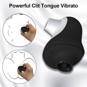 Sucker Vibrator Tongue Vibrating Nipple Sucking Blowjob Oral Clitoris Stimulator Etotic Sex Toys for Women Adult Masturbator - sextoysok