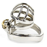 Chastity belt male male chastity stainless steel ball stretcher sex ring for men male chastity device A273 - sextoysok