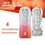 Male Masturbator Cup Soft Pussy Sex Toys Transparent Vagina Adult Endurance Exercise Sex Products Vacuum Pocket Cup for Men - sextoysok