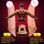 Reusable Penis Sleeve Extender Realistic Penis Condom Silicone Extension Sex Toy for Men Cock Enlarger Condom Sheath Delay - sextoysok