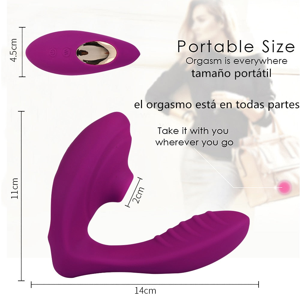 Clitoris Sucker Dildo Vibrator Sex Toys for Woman Clit sucker Stimulator Women Vagina Nipple Sucker for Adult Toys Sex Shop - sextoysok