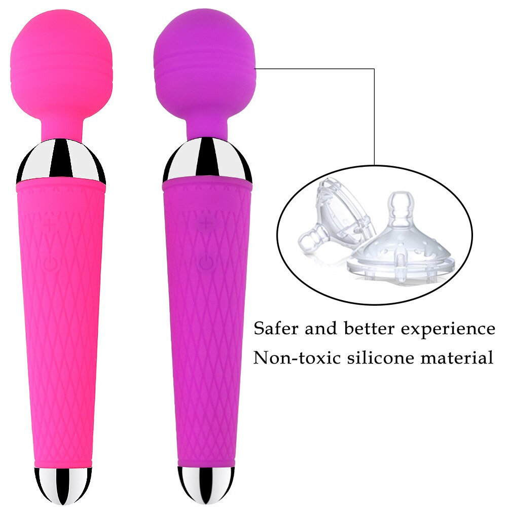 Flirting AV Vibrator Charging Female Masturbation G-spot Vibrator Small Portable Sex Toys Gifts For Women's Sexual Needs - sextoysok