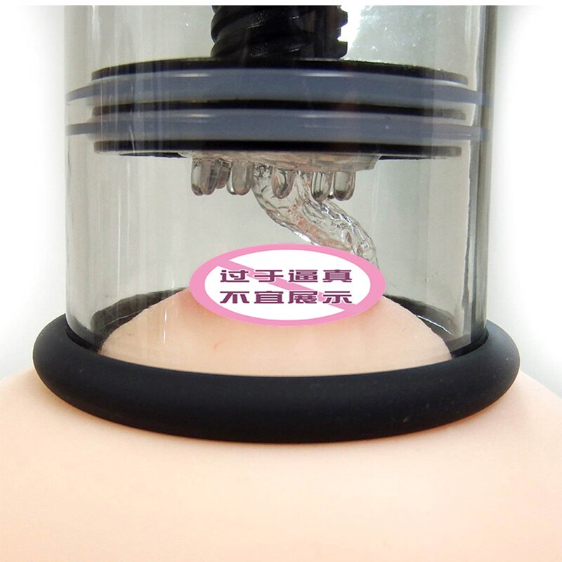 Nipple Stimulation Sucker Nipple Licking Vibrator 10 Modes Breast Enlargement Masturbation Chest Massage Sex Toys for Women - sextoysok