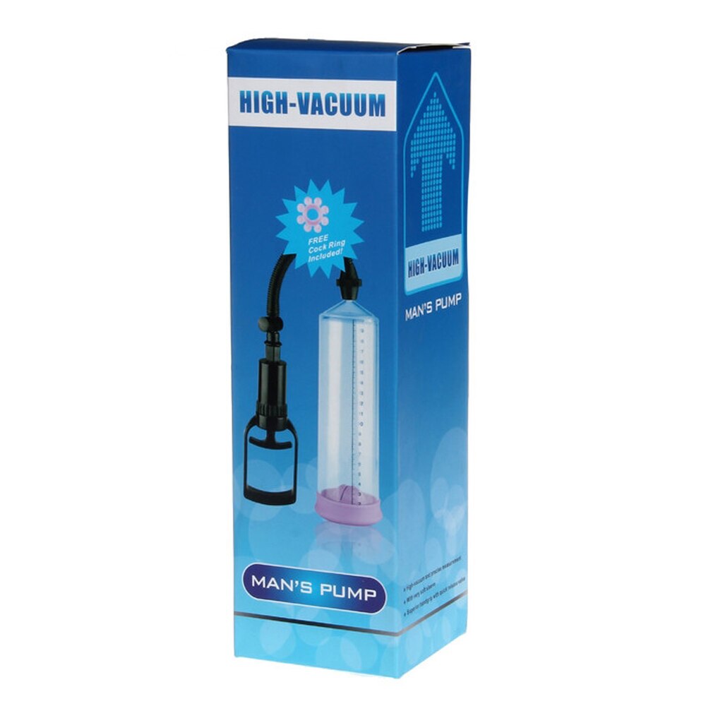 Dick pump with 3 color silicone sleeve, Effective penis enlargement pump, Erection penis extender phallosan penile pump sex toys - sextoysok