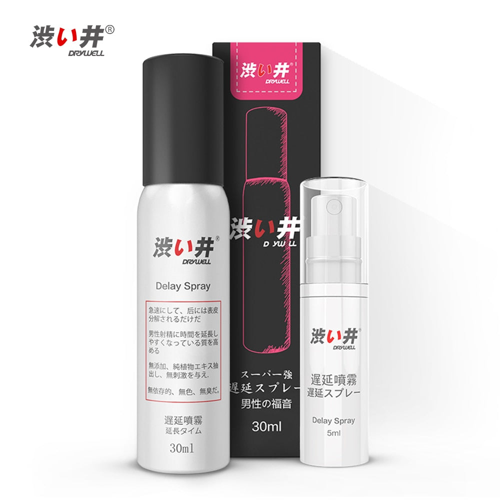 30ML+5ML Sex Delay Spray for Men Non-Numbing Male Delay Ejaculation Sex Spray Man Prolong Sprays Penis Premature Ejaculation (30ML and 5ML) - sextoysok