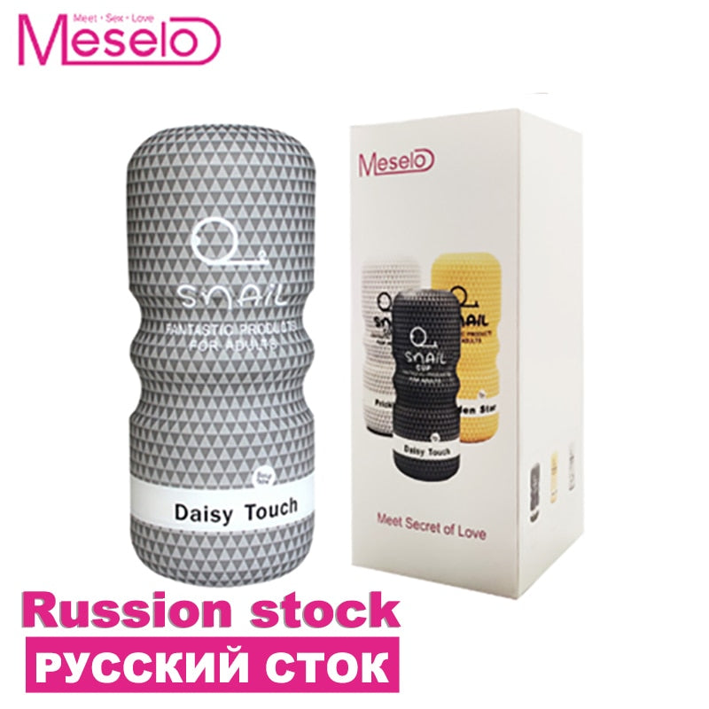 Meselo Realistic Vagina Anal Male Masturbator Silicone Soft Tight Pussy Erotic Adult Toy vibrator Sex Toys For Men Masturbatings - sextoysok