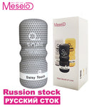 Meselo Realistic Vagina Anal Male Masturbator Silicone Soft Tight Pussy Erotic Adult Toy vibrator Sex Toys For Men Masturbatings - sextoysok