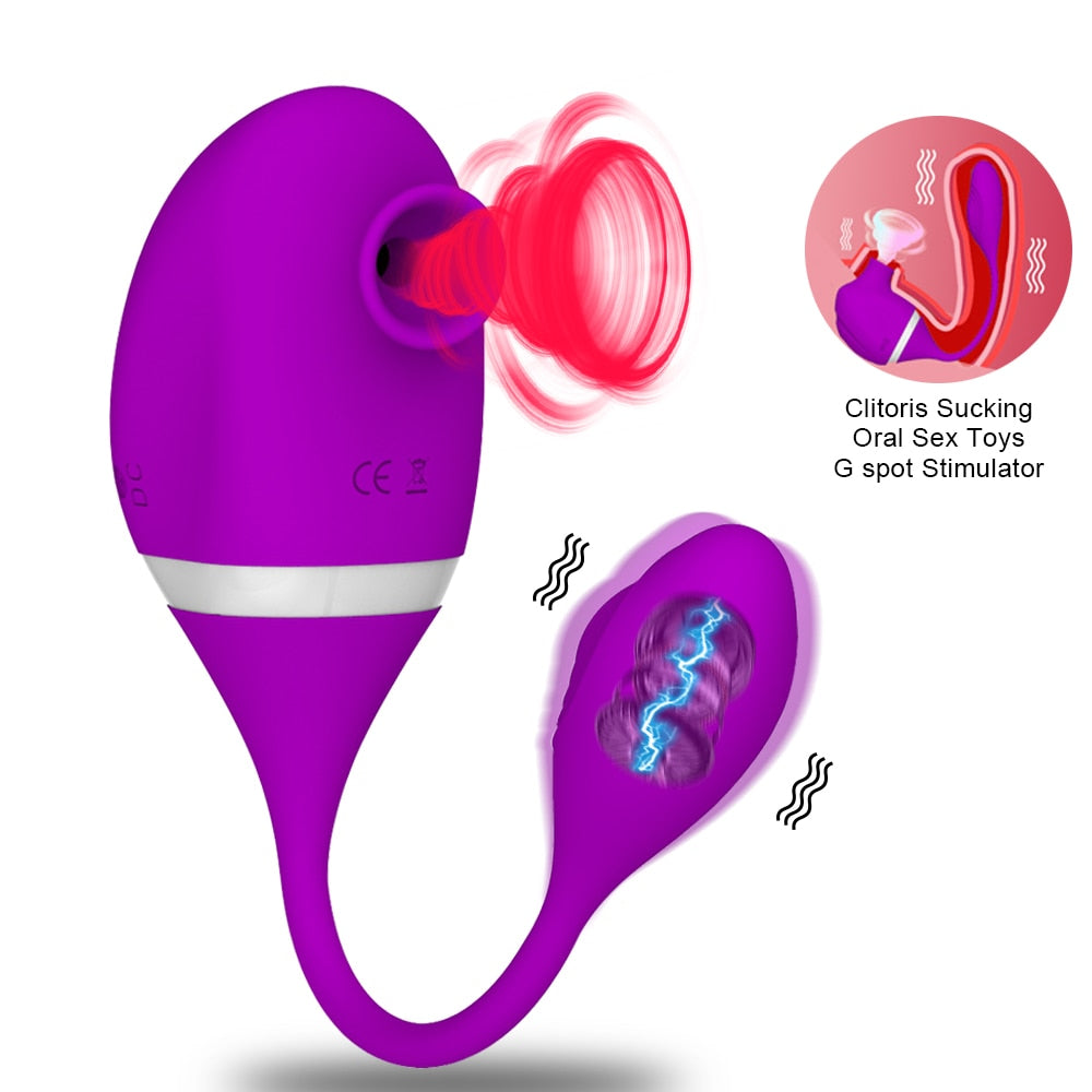 Clitoral Sucking Stimulator Vagina Vibrator Sex Toys for Woman Pussy G Spot Anal Bead Vibrator Clit Sucker Woman's Accesories - sextoysok