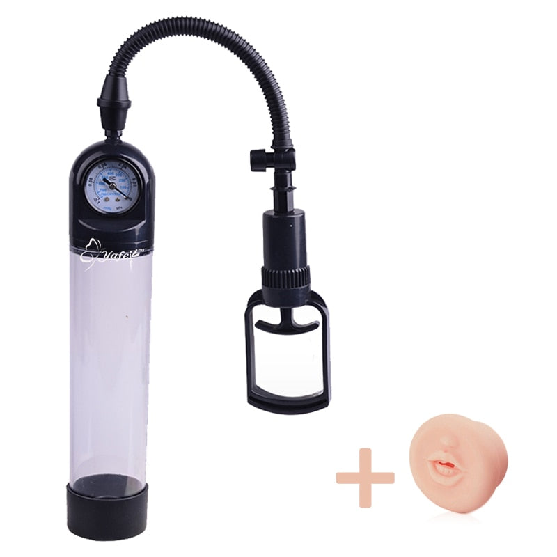 Hand some up strong Pump Penis Enlargement Sexy Toys For Men Man Penis Pump Extension Device Adult sex Product for mal - sextoysok