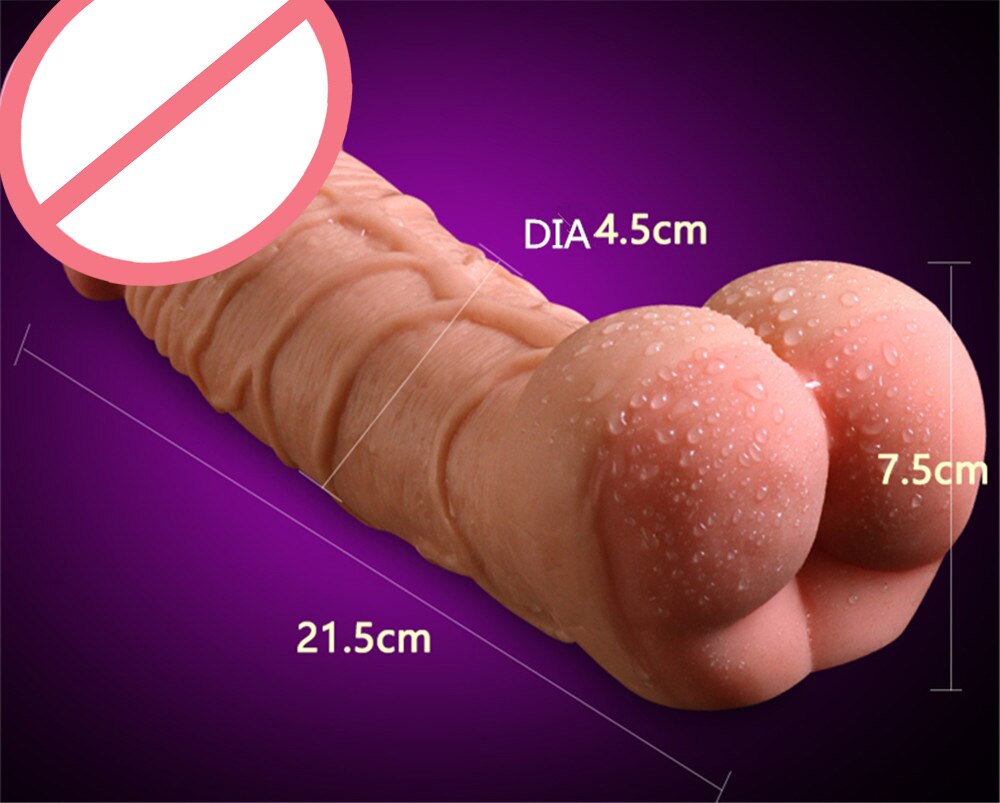 Huge Realistic Dildo Sex Toys For Couples Super Realistic Cock Penis Female Masturbation Vagina Enlarger Dildo Adult Sex Toys - sextoysok