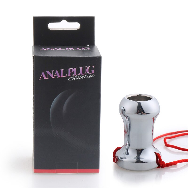Adults Sex Toys Hollow Anal Dilator Metal Anal Plug Expansion Vaginal Dilator Sex Products for Priests Couples Erotic Games - sextoysok