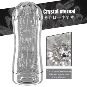 MRL Male Masturbator Cup Soft Pussy Sex Toys Transparent Vagina Adult Endurance Exercise Sex Products Vacuum Pocket Cup for Men - sextoysok