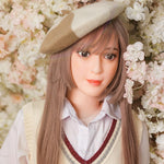 160cm Sex Doll for Men Adult Love Doll Vagina Lifelike Pussy Japanese Realistic Big Breast Sexy Doll Doll Porn Big Breast (Flesh) - sextoysok