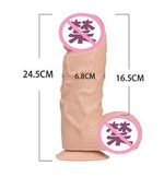 24.5*6.8cm Giant Huge Dildo Super Big Dick With Suction Cup Anal Butt Plug Large Dong Realistic Penis Sex Toys For Woman - sextoysok