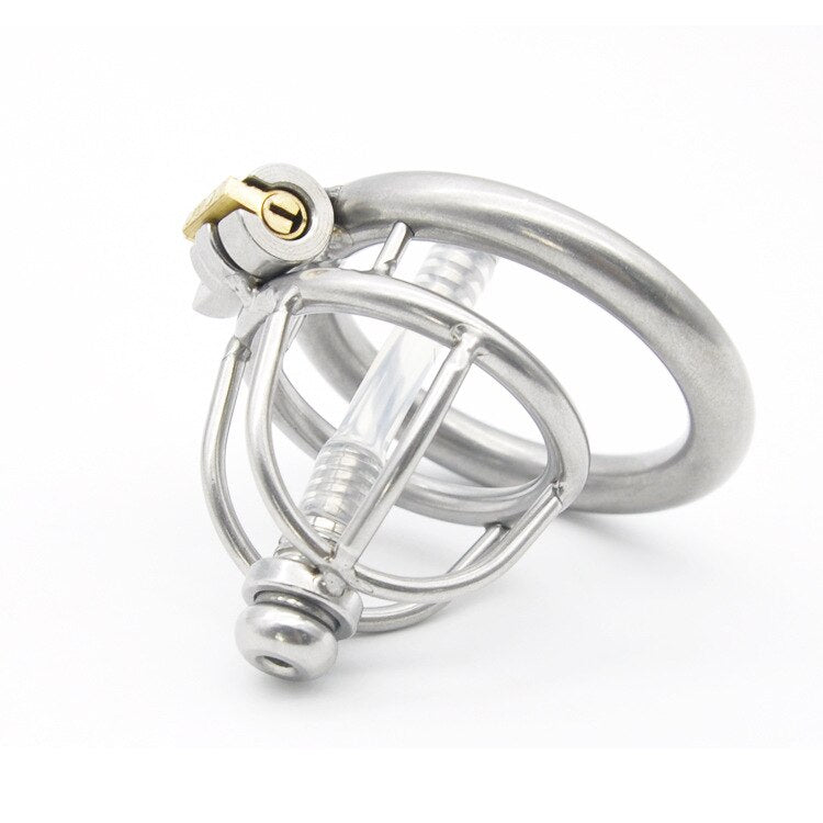 3 size Super Small Male Bondage Chastity belt Stainless Steel Adult Cock Cage BDSM Sex Toys Chastity Device Short Cage - sextoysok