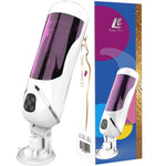 Male Masturbator Sex Toys Vagina Hands Cunt Adults Erotic Automatic Portable for Men TPE Voice Aircraft Cup Telescopic Rotation (Set) - sextoysok