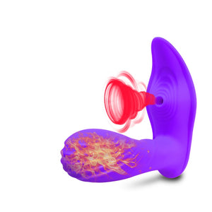 Sucking Vibrator Sex Toys for Women Adult G Spot Clit Sucker Clitoris Stimulator Wireless Heating Wearable Panties Vibrator - sextoysok