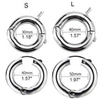 Cock Ring Penis Enlargement Metal Penis Ring Private Goods Ring Cock for Man Increase Penis Extender Intimate Penis Sleeve Dick - sextoysok