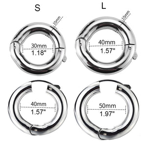 Cock Ring Penis Enlargement Metal Penis Ring Private Goods Ring Cock for Man Increase Penis Extender Intimate Penis Sleeve Dick - sextoysok