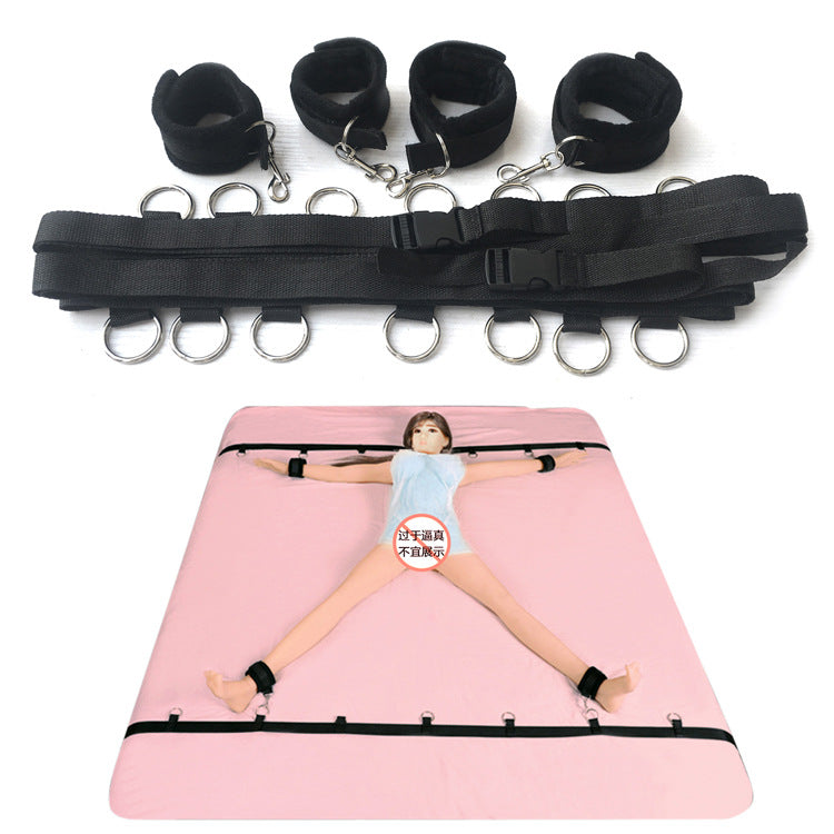 Handcuffs Sex Bandage Restraint Adult Games Bed Banding Straps Sex Restraint Fetish Kit Erotic Sex Swing For Couples Bdsm Game - sextoysok