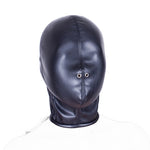 Bondage BDSM Restraints Role Play Hands Wrists Arm Leg Binder Hood Mask , PU Leather Tight Single Glove,Adult Costumes Sex Toys - sextoysok