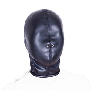 Bondage BDSM Restraints Role Play Hands Wrists Arm Leg Binder Hood Mask , PU Leather Tight Single Glove,Adult Costumes Sex Toys - sextoysok