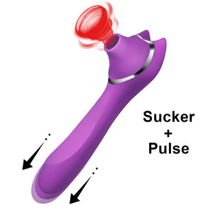 Clit Sucker Vagina Sucking Vibrator Sex Toy for Woman Clitoris Sucker Blowjob Oral Licking Nipple Sex Toys for Adults Couples - sextoysok