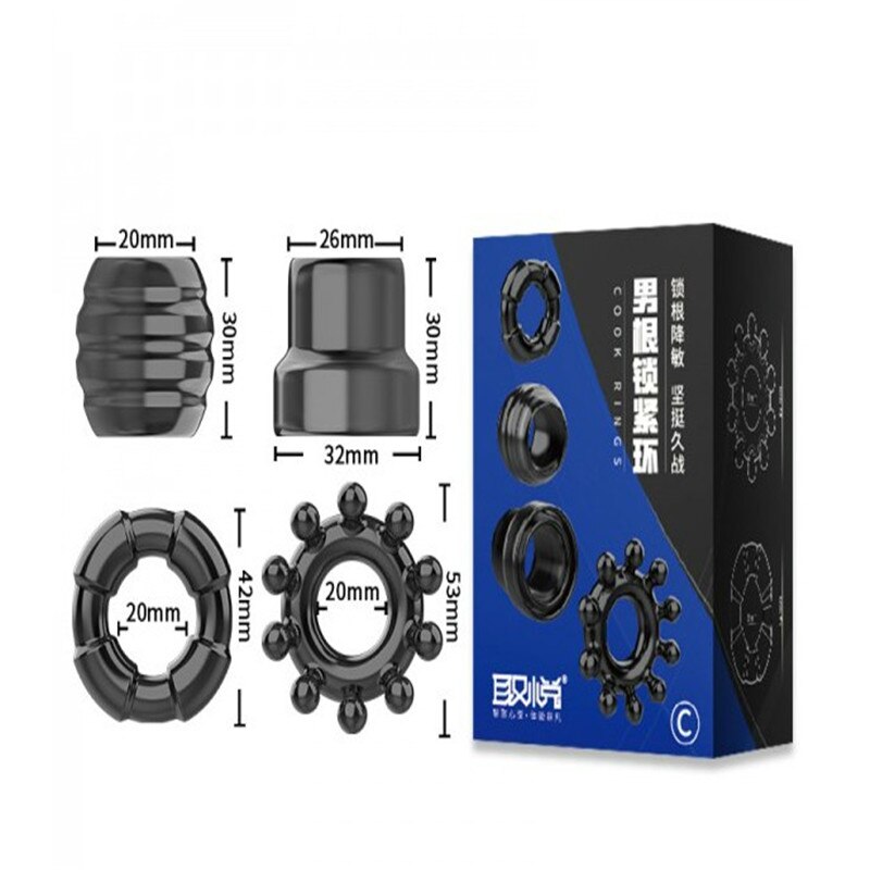 Men's Apparatus / Delayed Ring Sleeve / Male Root Locking Ring - sextoysok