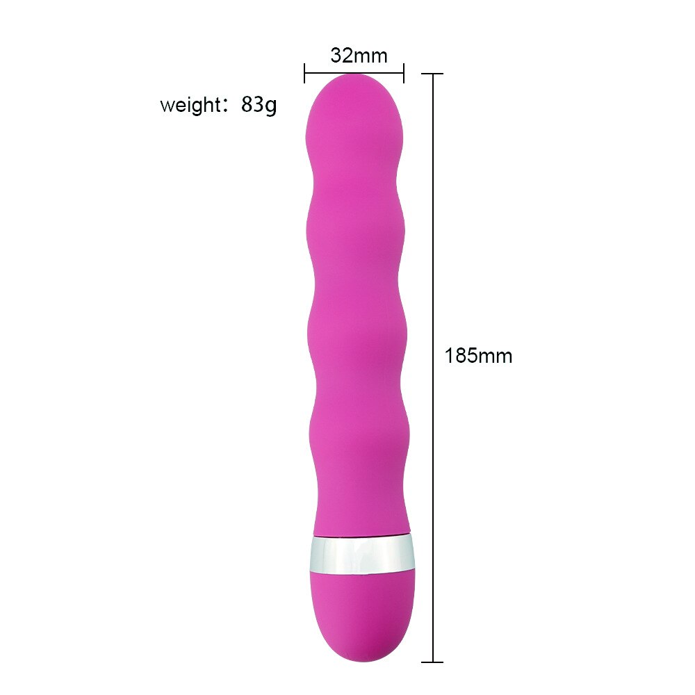 Three Point Vibrator Female Silicone Masturbator Portable AV Stick Sex Products Powerful Vibrator, Sex Toys for Couples - sextoysok
