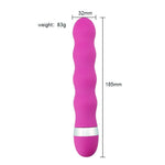 Three Point Vibrator Female Silicone Masturbator Portable AV Stick Sex Products Powerful Vibrator, Sex Toys for Couples - sextoysok