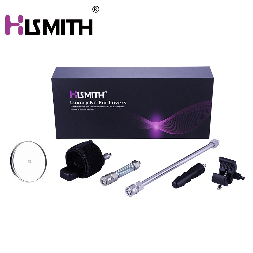 HISMITH Luxury Kit For Lovers - Kliclok System Adaptors Premium Sex Machine Function Expansion Setting For Men & Women (For Kliclok Machine) - sextoysok