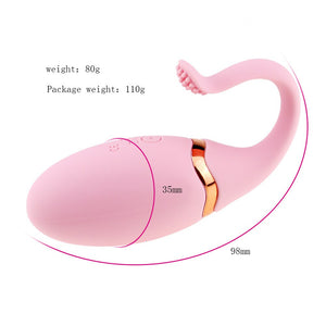 Sex Toys for Woman 10 Speed USB Charging Wireless Remote Control Fish Tail Jump Egg Vibrator Waterproof Massage Vibrator SexGift - sextoysok