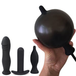 Inflatable Anal Plug Super Large Huge Max 12cm Dildo Pump Anal Dilator Expandable No Vibrator Butt Plug Anal Balls Sex Toys - sextoysok