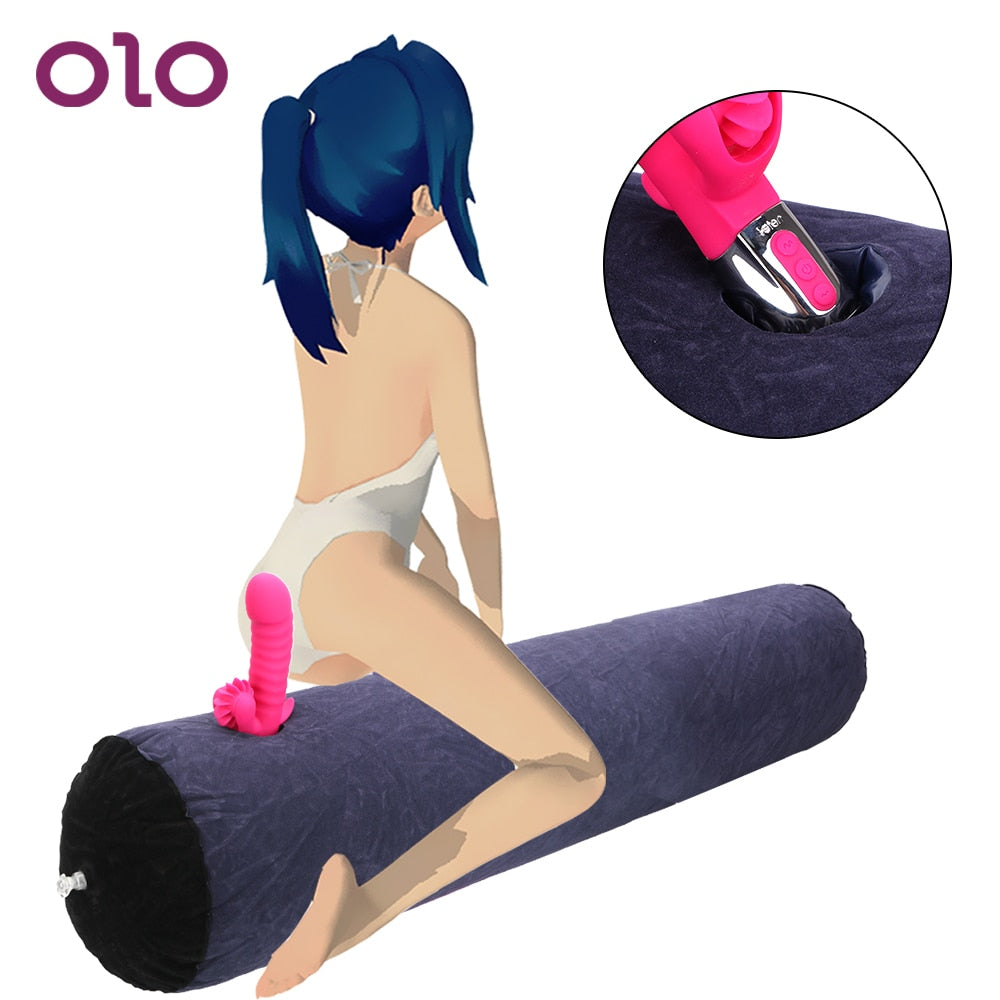 OLO Sex Furniture Sex Toys for Couples Flocking Magic Cushion Adult Game Inflatable Sofa Sexual Position Love Pillow - sextoysok