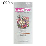 100PCS Natural Latex Smooth Lubricated Condom Ultra Thin Contraception Condoms for Men Sex Toy - sextoysok