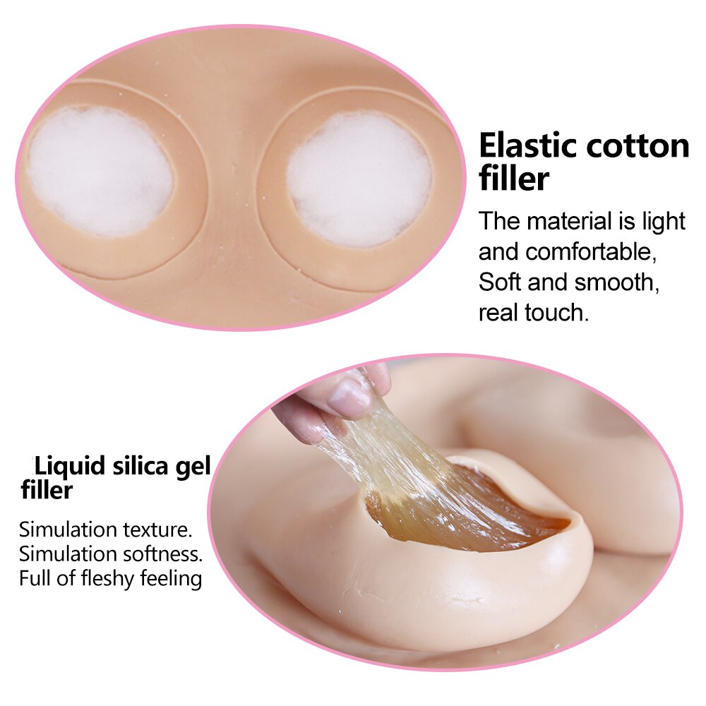 Spring Sale crossdressing B cup boobs silicone breast plate tetas for crossdresser drag queen shemale travesti transexual - sextoysok