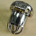 Free shipping!!! New Lock Design 70mm Cage Length Stainless Steel Super Small Male Chastity Devices 1.6" Short Cock Cage For Men - sextoysok