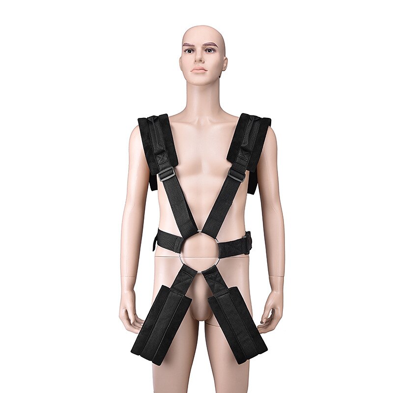 Sex tools for sales Fetish Sex assisted leg spreader self bandage femdom Shoulder posture sex Swing SM Slave adult couples game - sextoysok