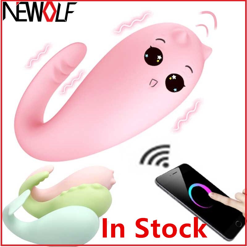 Silicone Monster Pub Vibrator APP Wireless Remote control G-spot Massage 8 Frequency Adult Game Sex Toys for Women Q49 - sextoysok