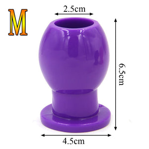 Large, medium and small soft rubber hollow female female expansion anal device unisex backyard expander foreign trade hot produc - sextoysok