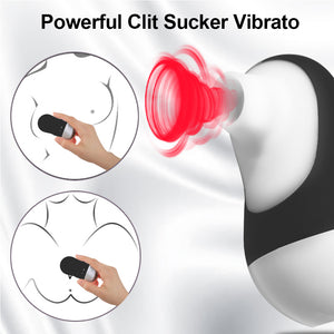 Sucker Vibrator Tongue Vibrating Nipple Sucking Blowjob Oral Clitoris Stimulator Etotic Sex Toys for Women Adult Masturbator - sextoysok