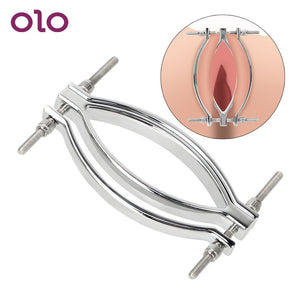 OLO Labia Clip Clitoris Clamps Adult Games Clitoris Stimulator Teasing G-spot Massage Stainless Steel Sex Toys For Women - sextoysok