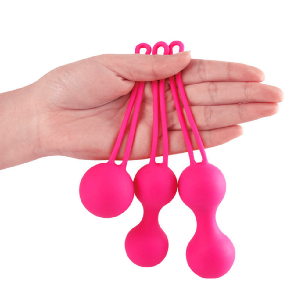 Silicone Vagina Shrinking Ball Sex Toys for Woman Kegel Motion Ball Vagina Tighten Exercise Geisha Ball Chinese Balls for Women - sextoysok