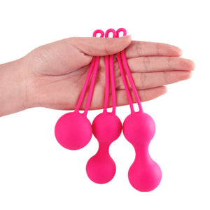 Silicone Vagina Shrinking Ball Sex Toys for Woman Kegel Motion Ball Vagina Tighten Exercise Geisha Ball Chinese Balls for Women - sextoysok