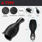 Blowjob Sex Toys for Men Deep Throat Male Masturbator Automatic Penis Pump Vibrators Tongue Licking Glans Massager Sex Shop - sextoysok