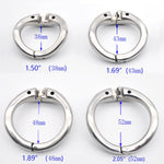 CHASTE BIRD KIDDING ZONE 2020 New Metal Openable Ring Design Male Chastity Device Penis Ring Vent Hole Cock Cage Sex Toys - sextoysok