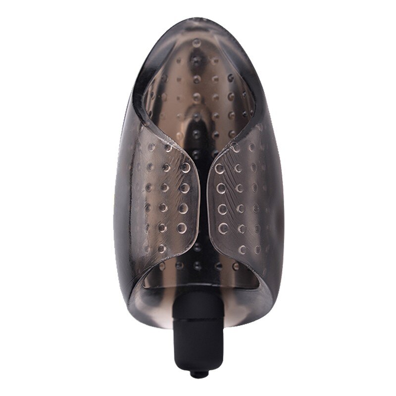 Penis Weights Exercise Penis Enlargement Penis Vibrating Nozzle Suck Dick TPE Male Sex Aids Sex Toys for Men (Black) - sextoysok