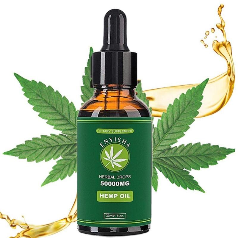 30 ml 50000 mg Contains cbd Organic Hemp Seed Oil Sleep Aid Anti Stress Hemp Extract Drops for Pain, Anxiety & Stress Relief (as shown) - sextoysok