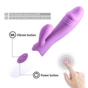 7 Speed G Spot Vibrator for women Dildo Sex toy Rabbit Vibrator Vaginal Clitoral massager Female Masturbator Sex Toys for Women - sextoysok